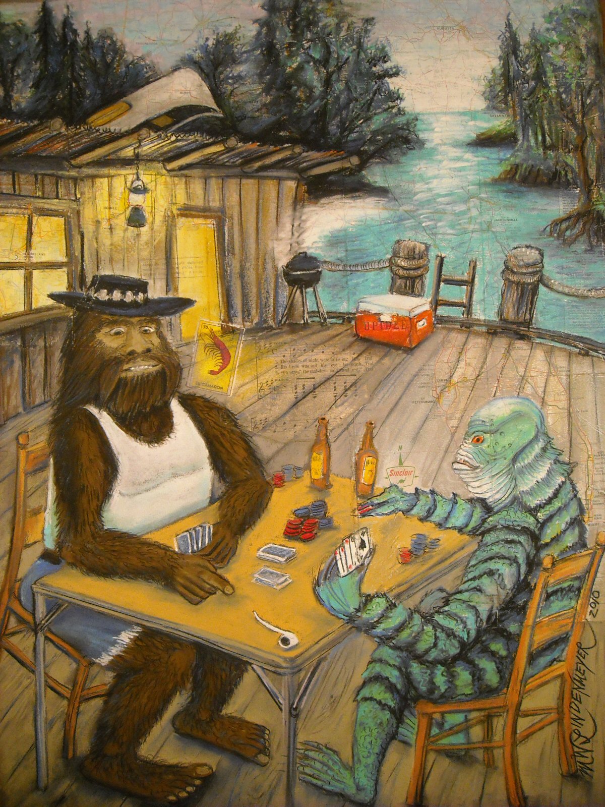 Bigfoot Art by Michael Lindenmeyer ©2004 All Rights Reserved